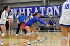 Volleyball vs Babson  Wheaton Women's Volleyball vs Babson College. - Photo by Keith Nordstrom : Wheaton, Volleyball, VB